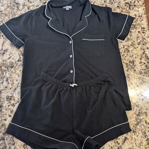 Women's Black Pajama Set